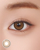 Lenstown 梨芝瞳 Romantea Ring Brown 隱形眼鏡日拋(10片)